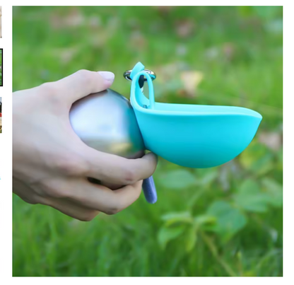 Bebedor portatil Plegable para Perros